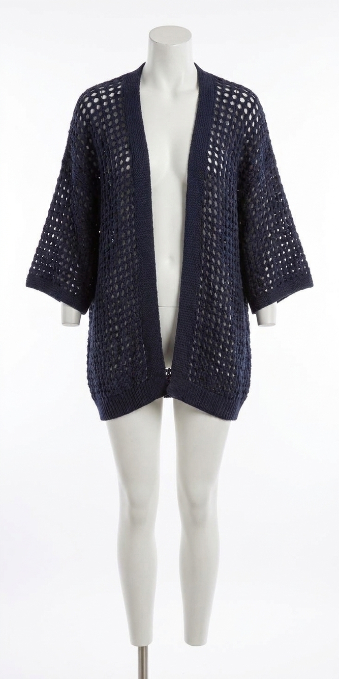NEW GIGI MODA romola knit cardigan in blue